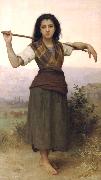 William-Adolphe Bouguereau The Shepherdess oil painting artist